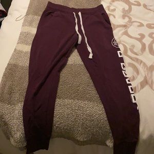 Pink Maroon Sweats
